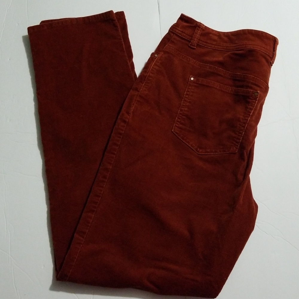 Chico's size 1 Copper Courdoroy pants